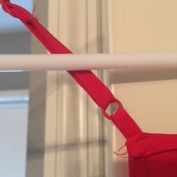 Coral/ reddish j crew racer back tank - Picture 4 of 5